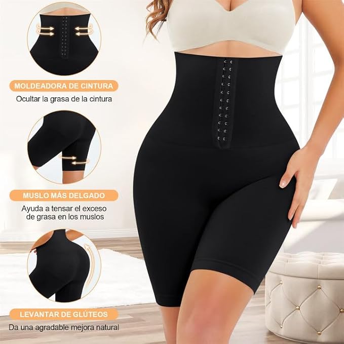 Faja moldeadora con cintura ajustable negro XL/XXL